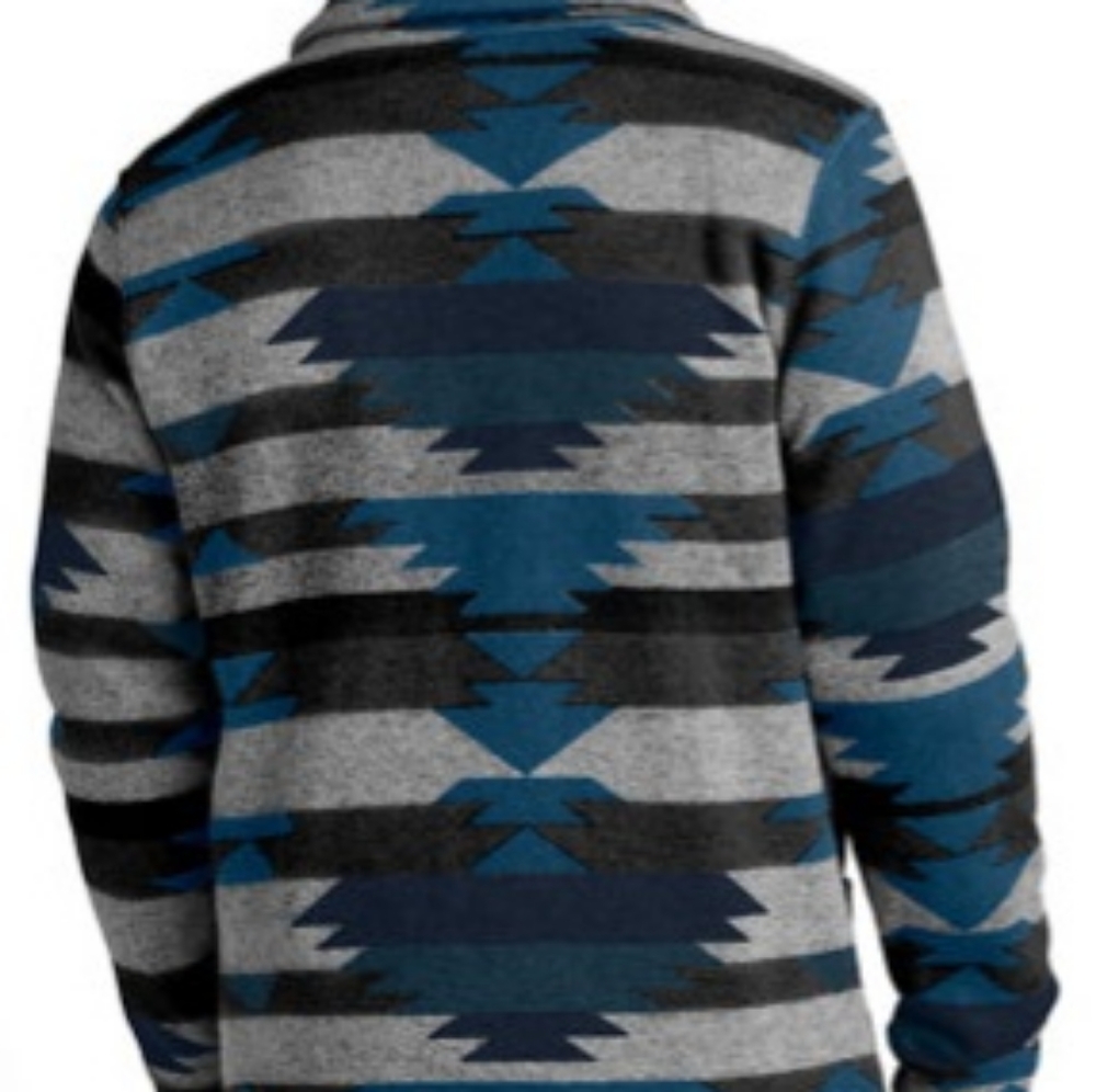 Men's Sweater Fleece Cardigan Size S